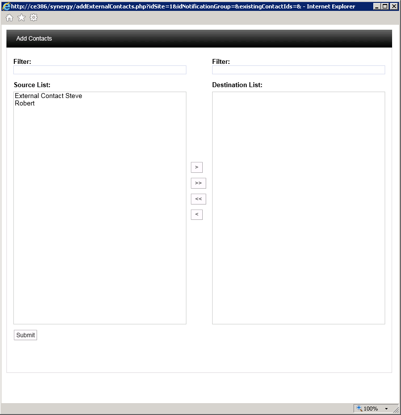 Add External Contacts