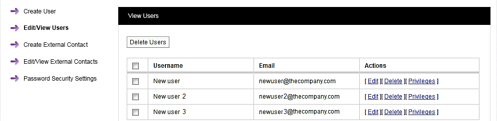 Figure 7 User List