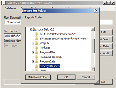 Browse for Folder