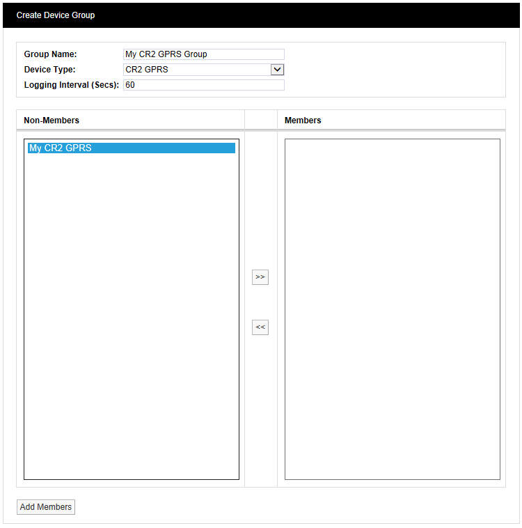 Create Device Group