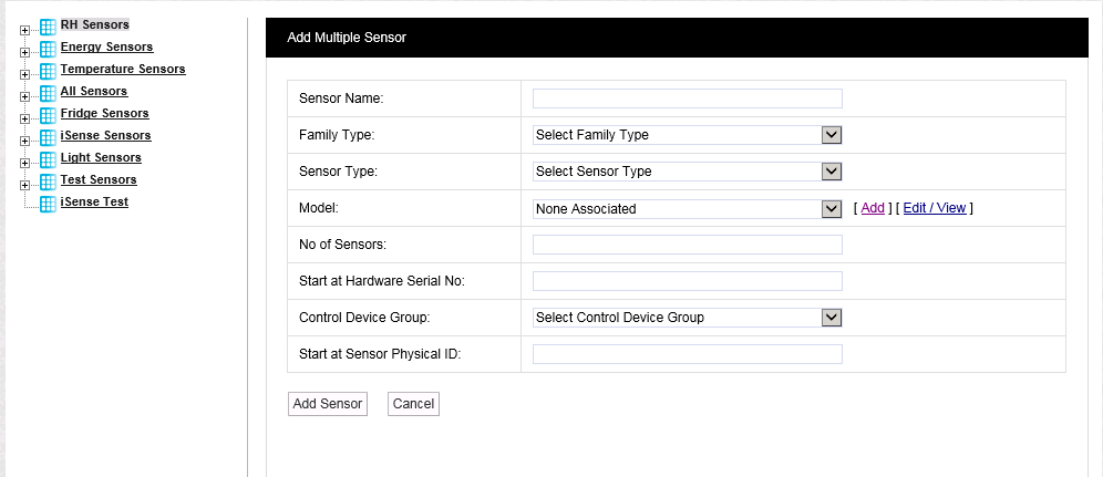 Multiple Sensors Add