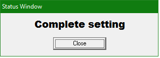 CR2 NW ConfigurationComplete Setting