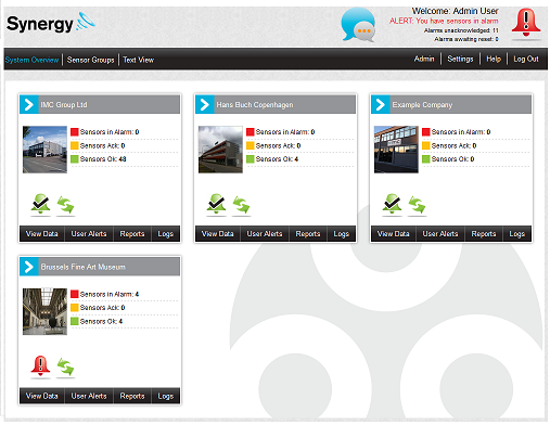 System Overview Alarms 50%