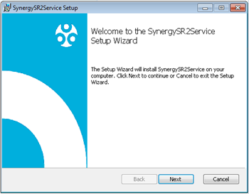 SynergySR2Service Setup2