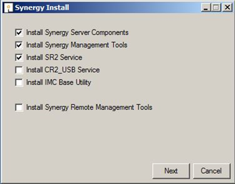 Synergy Install Installation 2
