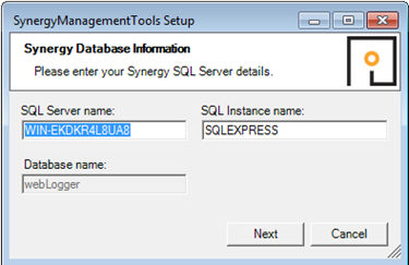 Synergy Management Tools Synergy Database Information