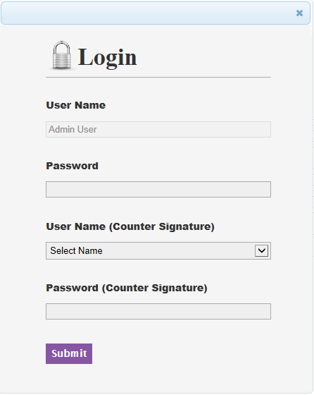 Validated Login