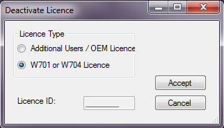 Deactivate Licence 2